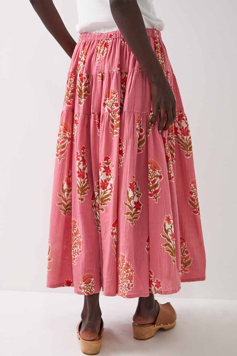 Macy Cotton Midi Skirt