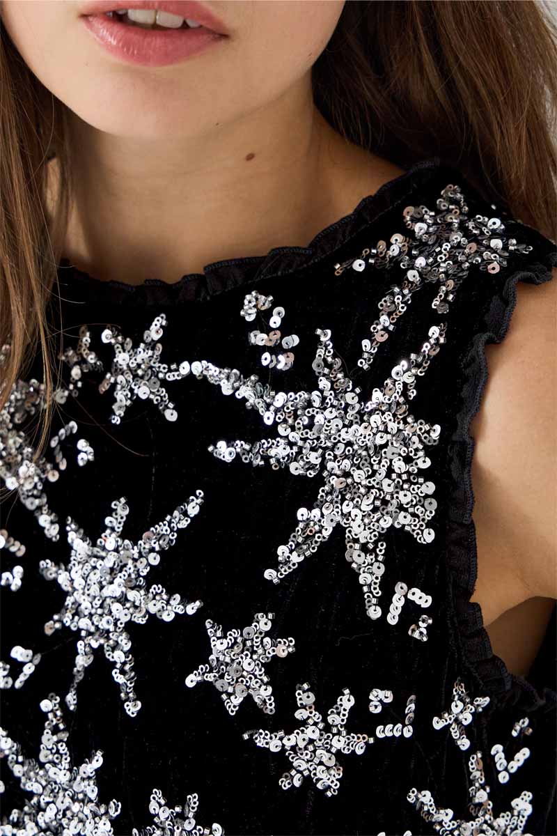 Medi Sequin Embellished Top