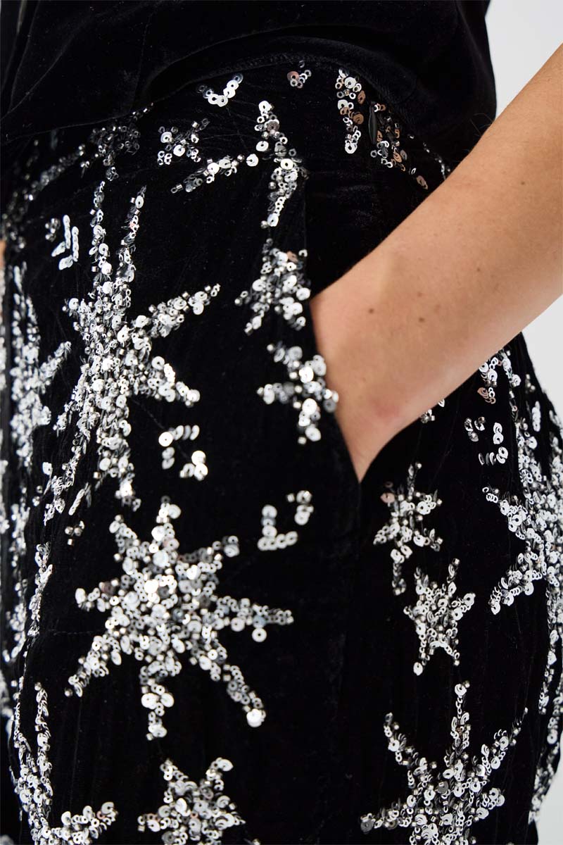 Medi Sequin Embellished Trouser