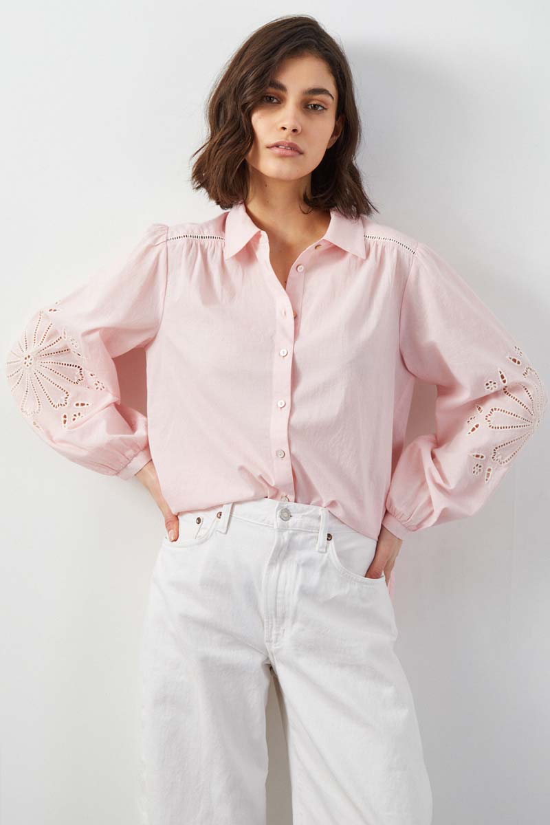 Aliona Broderie Anglaise Shirt