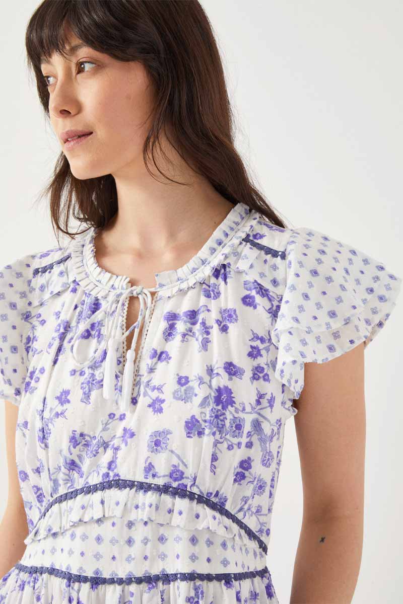Rosina Floral Printed Cotton Dress