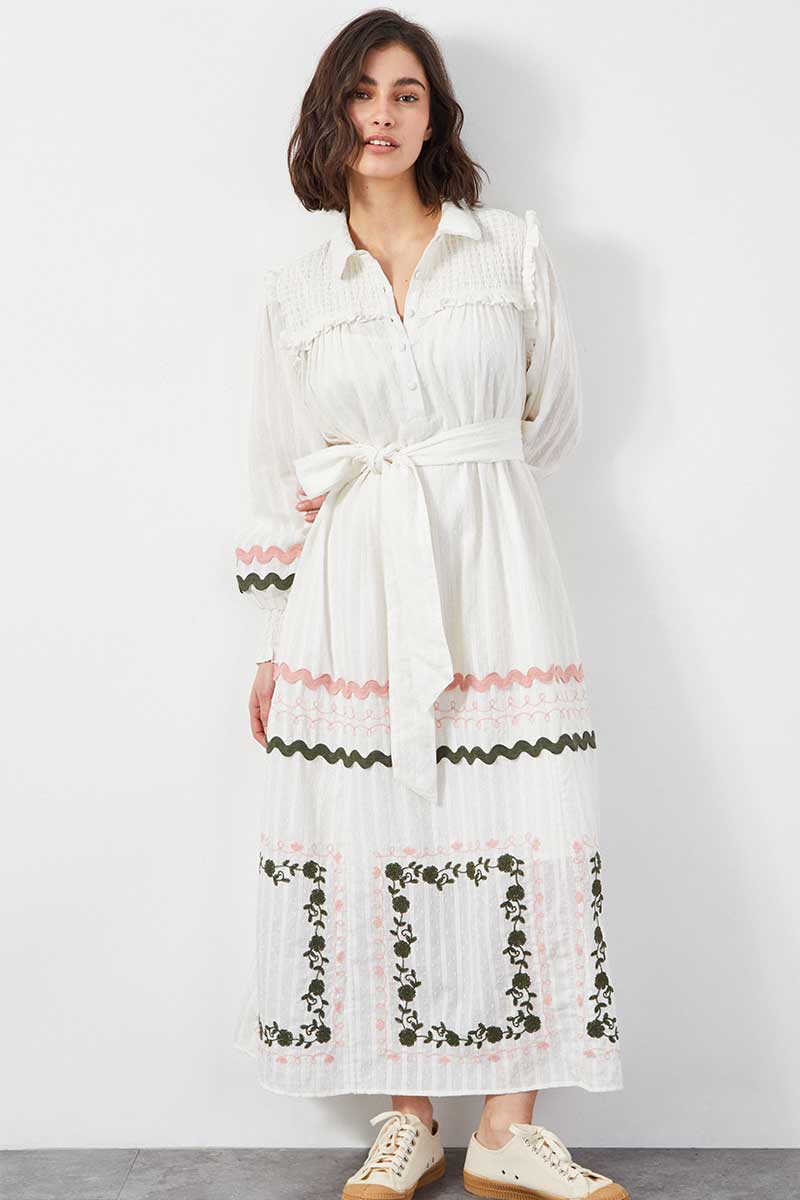 Rania Embroidered Dress