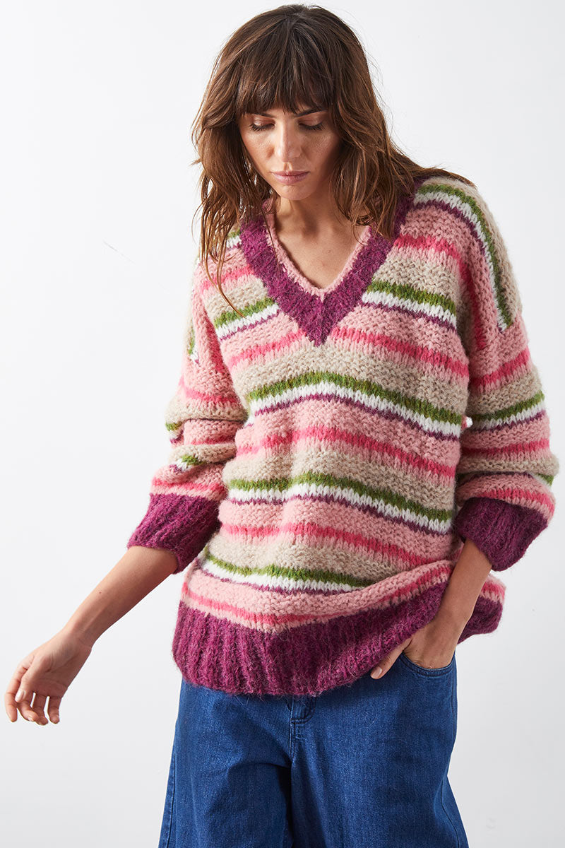 Amaia Knit Striped Jumper