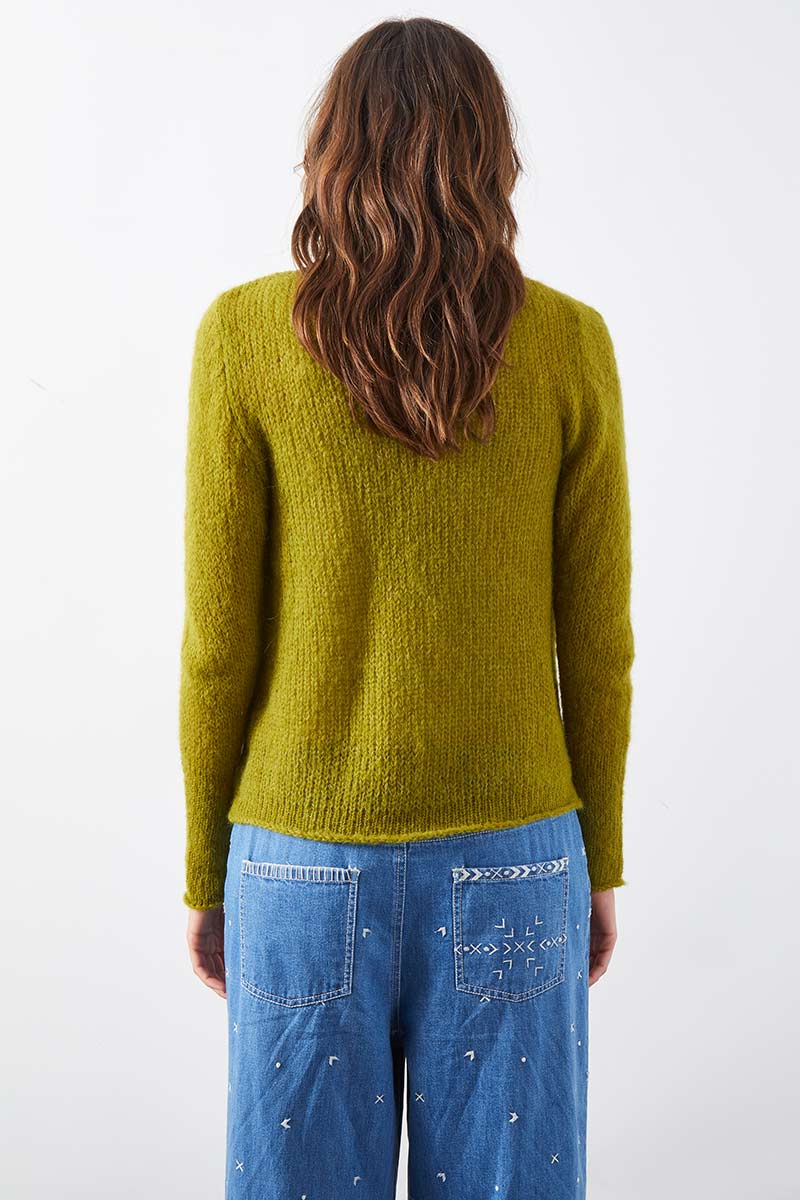 Jade Knit Jumper Olive