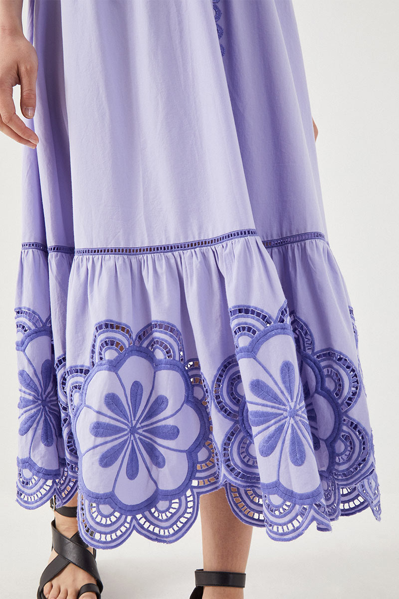 Aliona Broderie Anglaise Dress