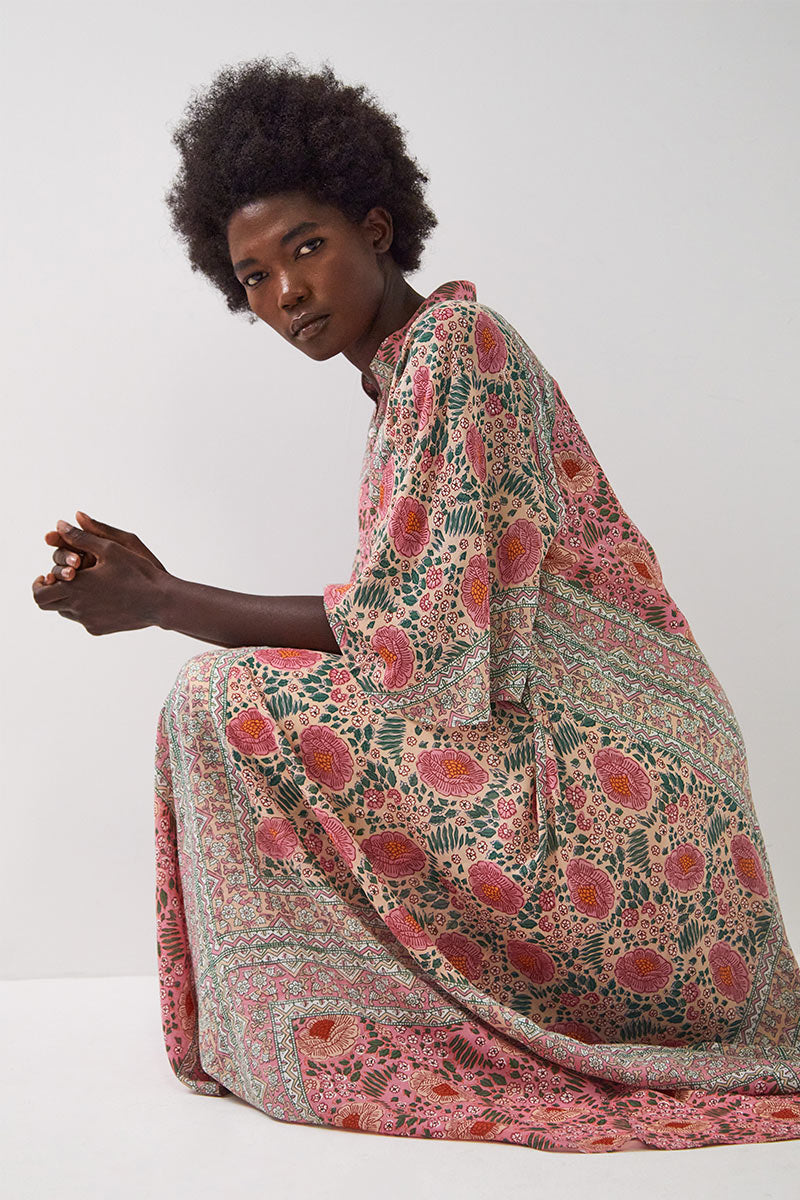 Amelie Scarf Print Dress