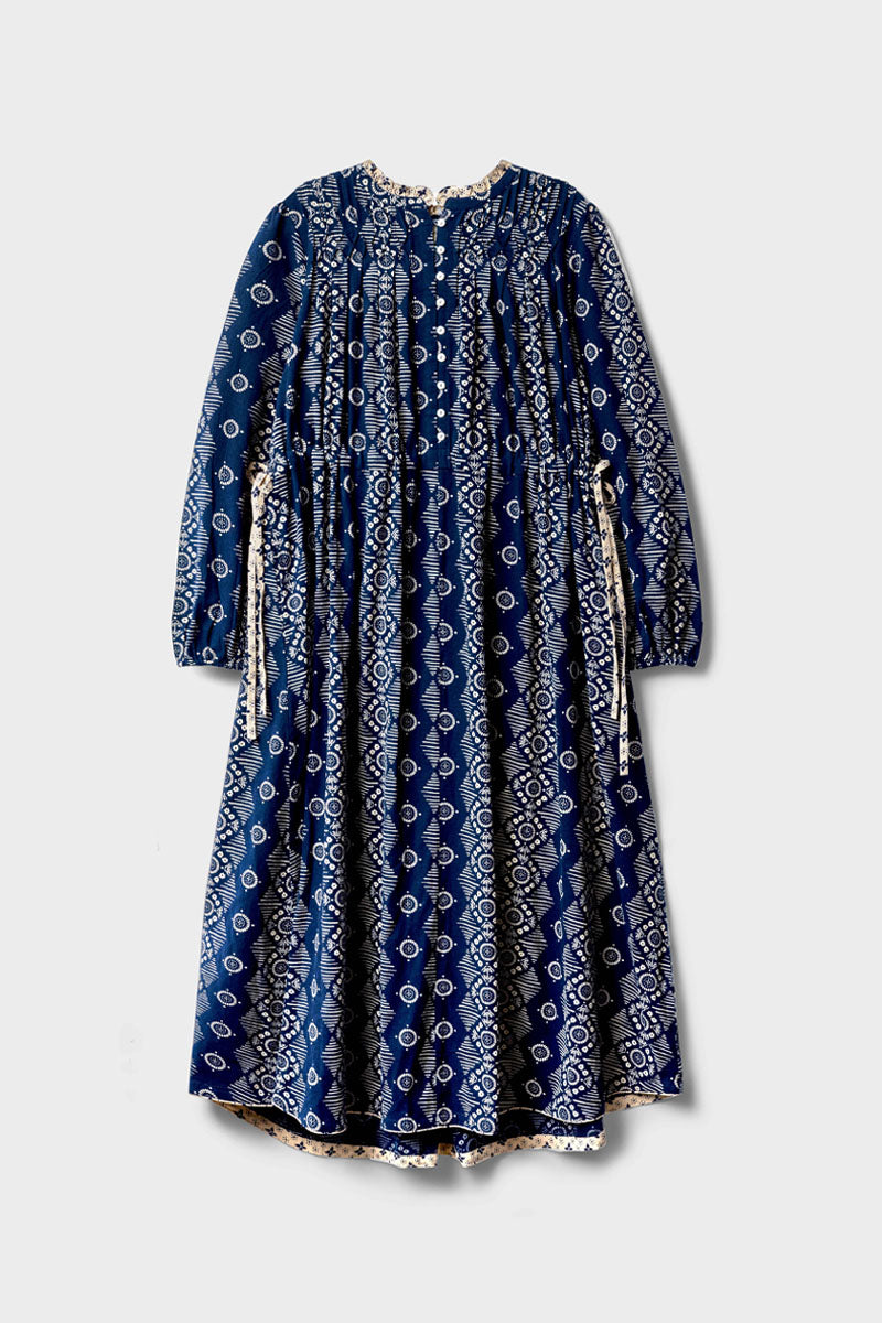 Celine Textured Cotton Midi Dress