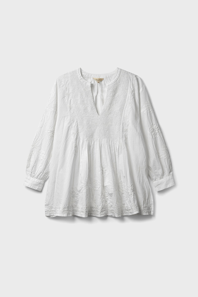 Donnie Hand-Embroidered Blouse