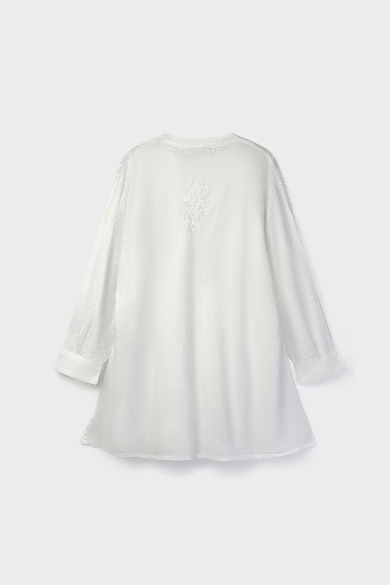 Donnie Embroidered Cotton Tunic