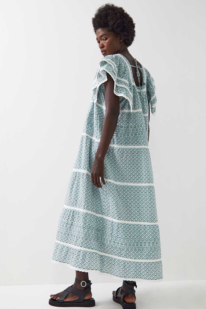 Duva Printed Cotton Dress