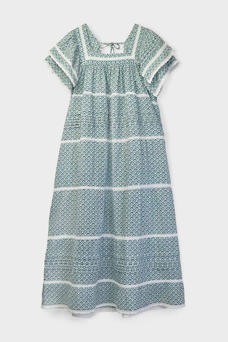 Duva Printed Cotton Dress