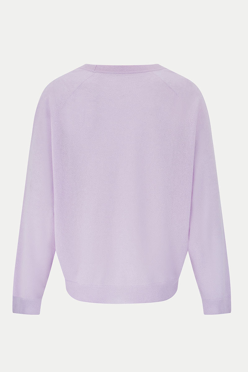 Edie Knitted Cardigan Lilac