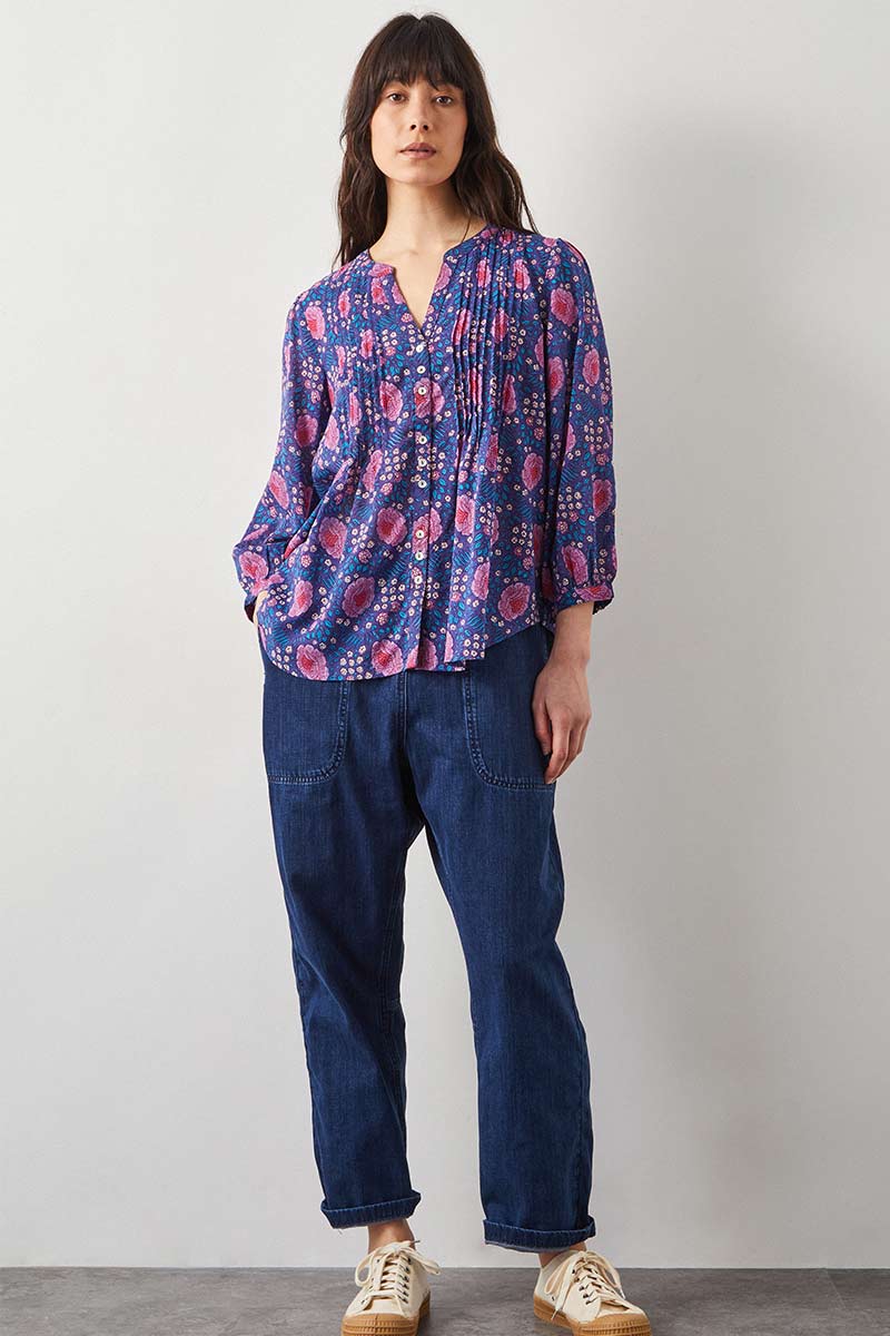 Emelia Pintuck Blouse