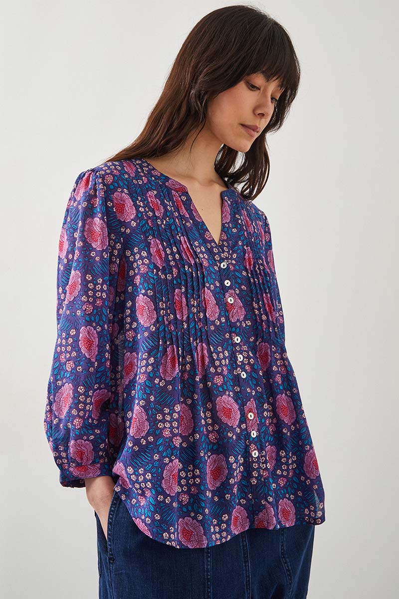 Emelia Pintuck Blouse