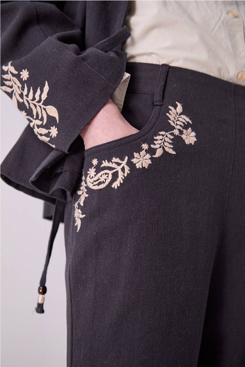 Esme Embroidered Trousers