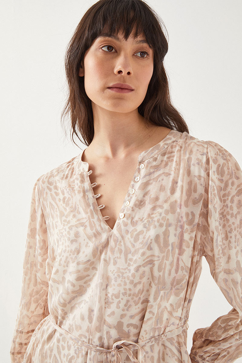 Frances Animal Print Dress