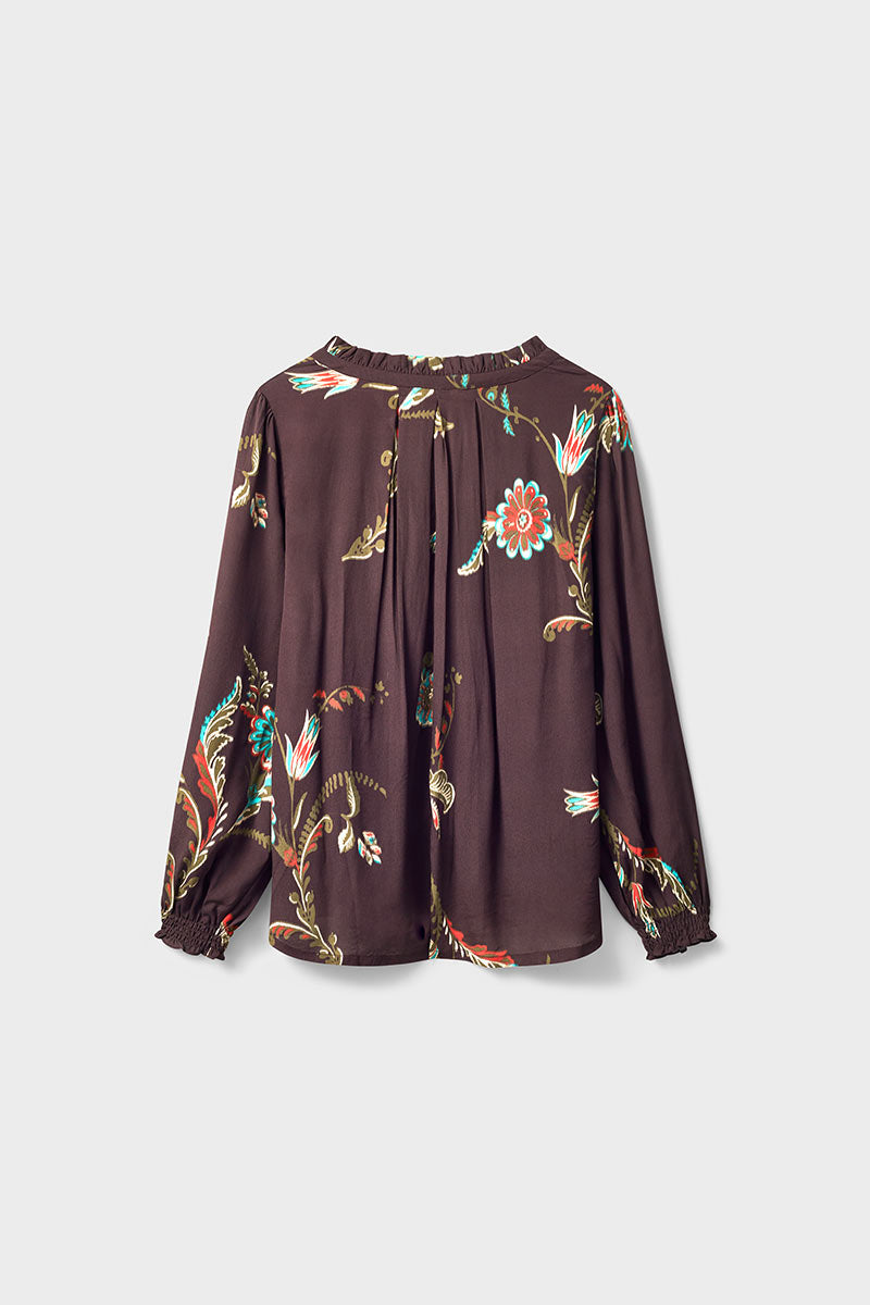 Jeanie Botanical Print Blouse