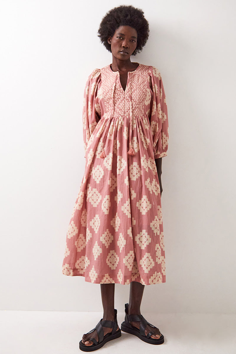 Kaira Cotton Midi Dress