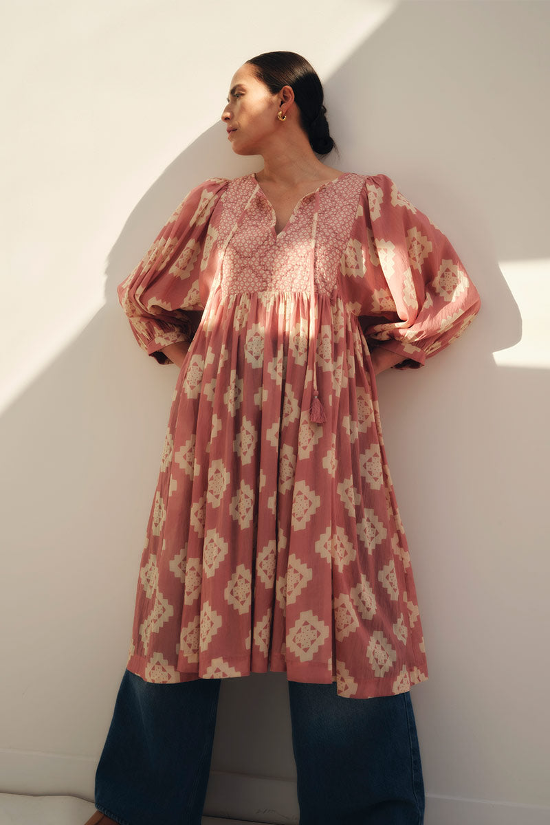 Kaira Cotton Midi Dress