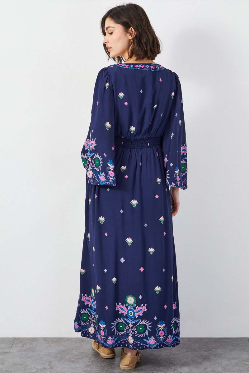 Kerin Navy Maxi Dress