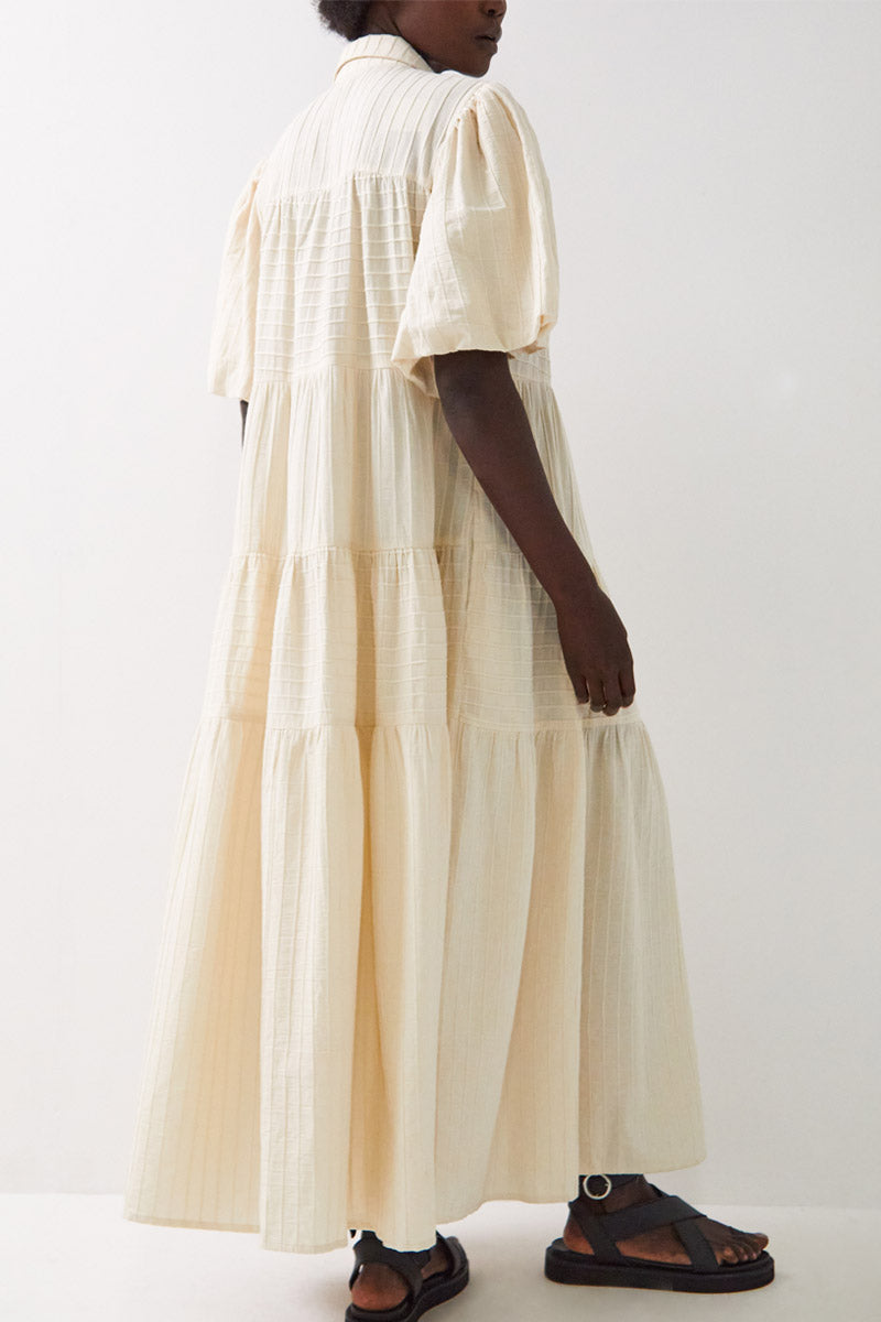 Lexa Stone Cotton Midaxi Dress