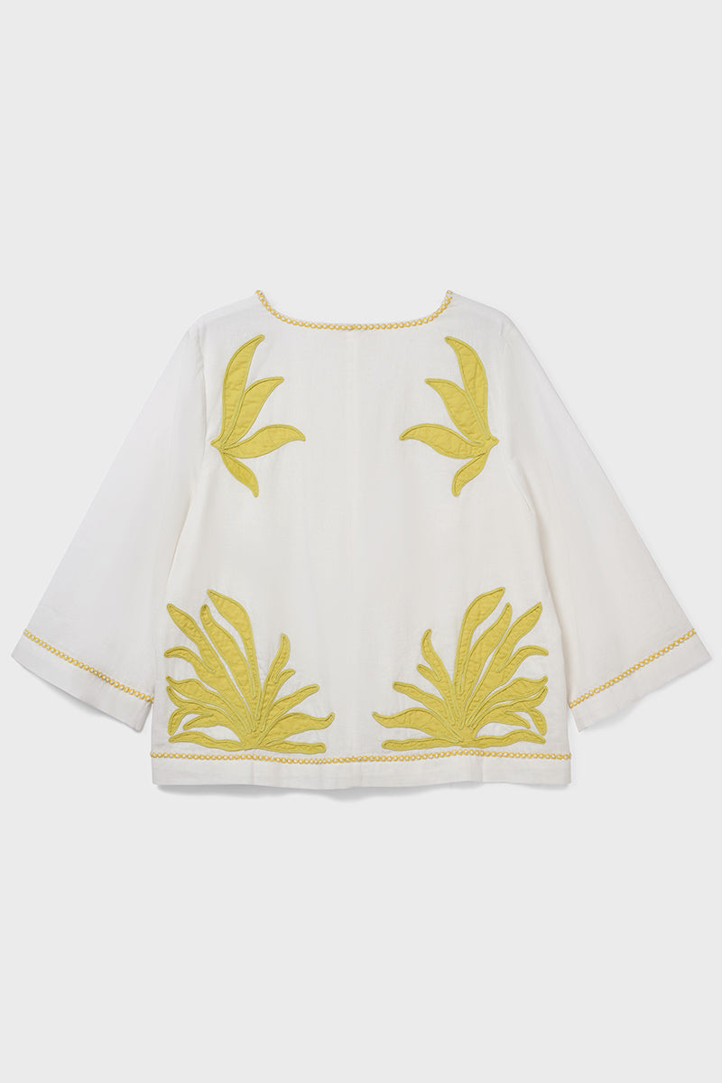 Mella Applique Cotton Top