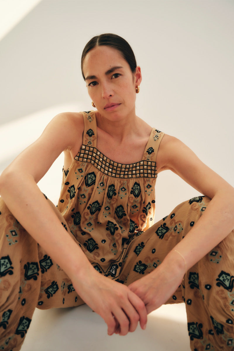 Mimi Embroidered Trousers