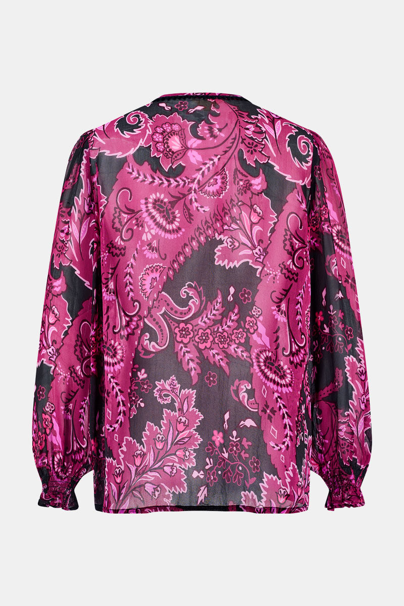 Olivia Paisley Print Blouse