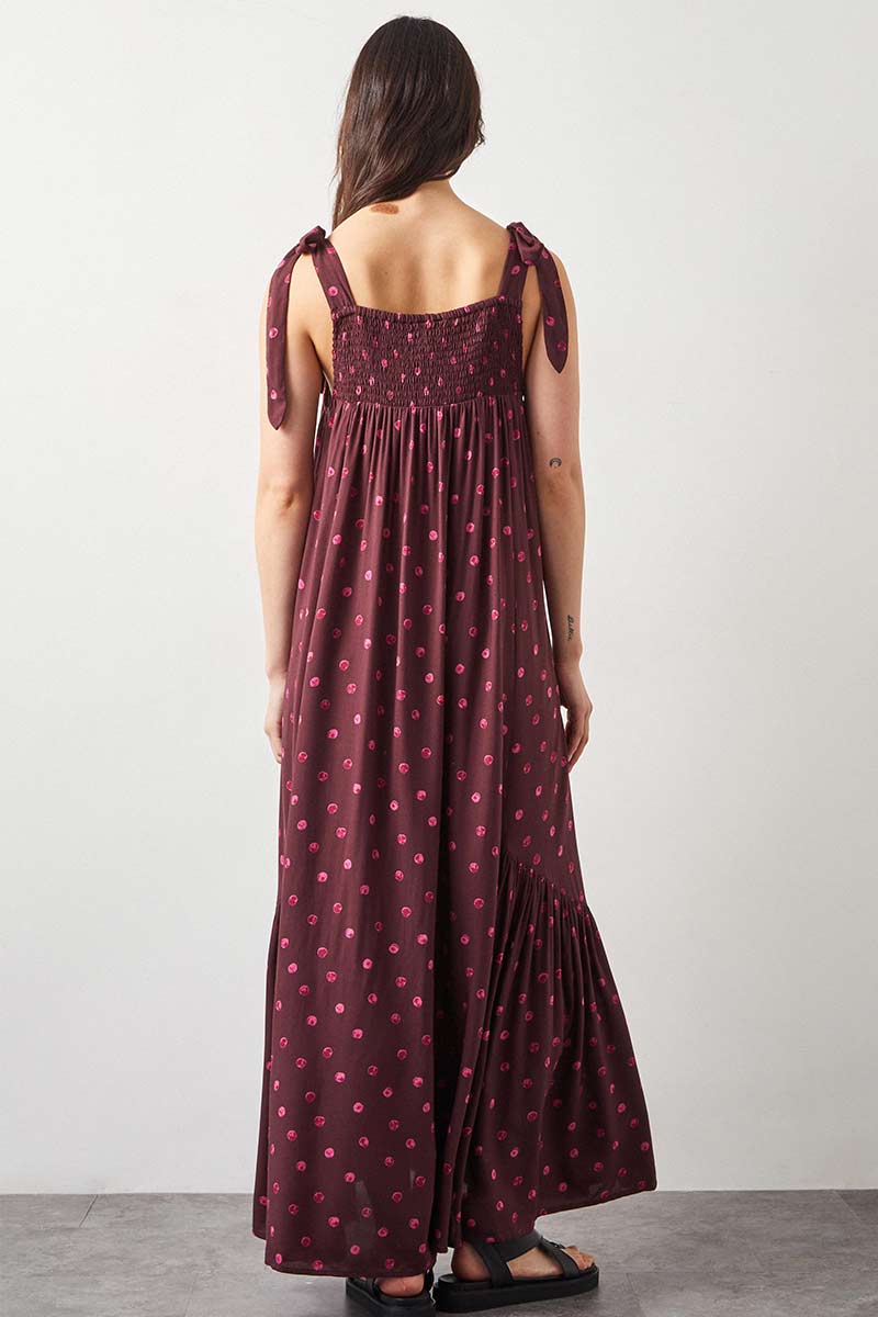 Paola Spot Sleeveless Dress