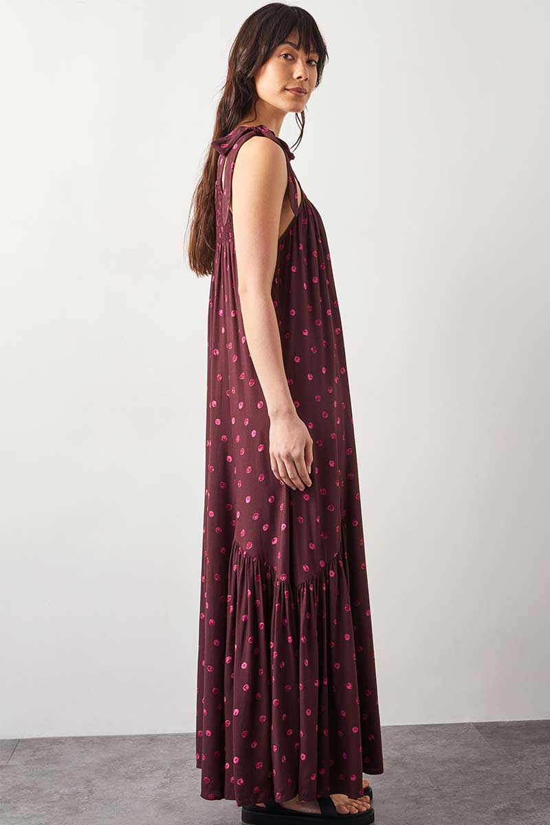 Paola Spot Sleeveless Dress