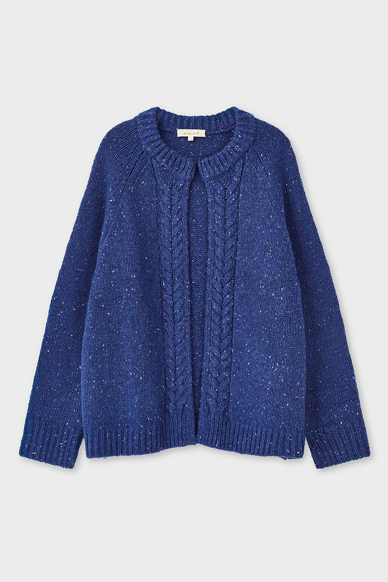 Ruhi Cable Donegal Knit Cardigan