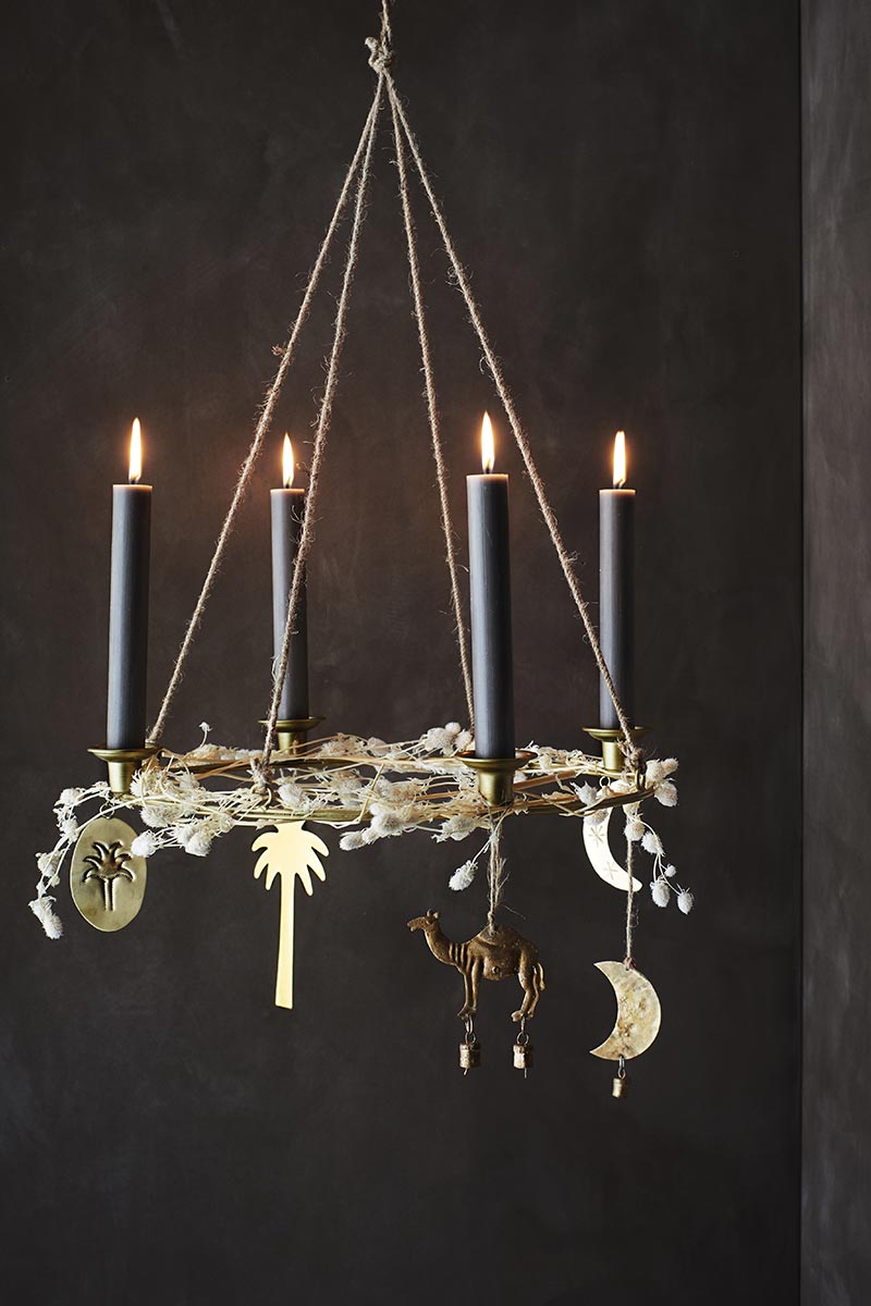 Hanging Palm Ornament