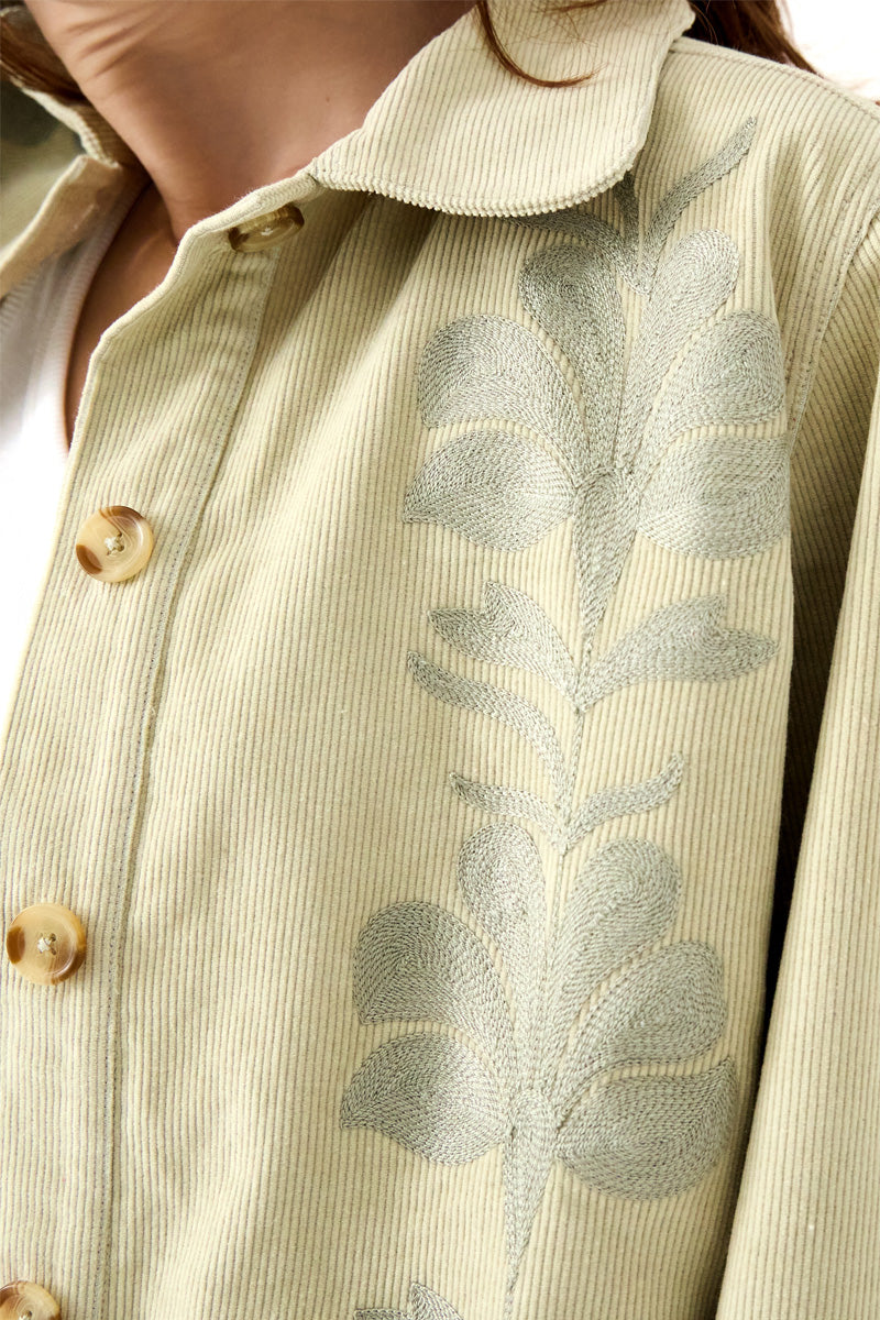 Astrid Cord Embroidered Jacket