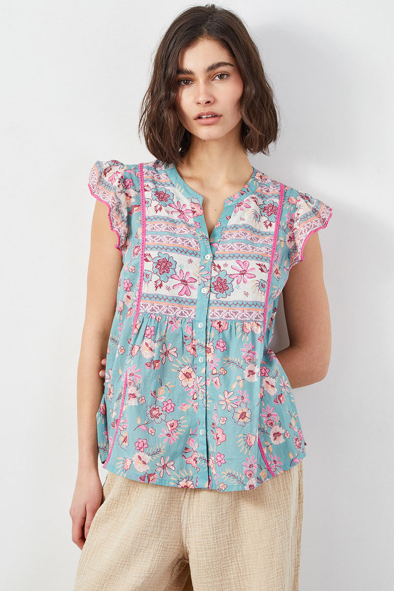 Clementine Frill Top