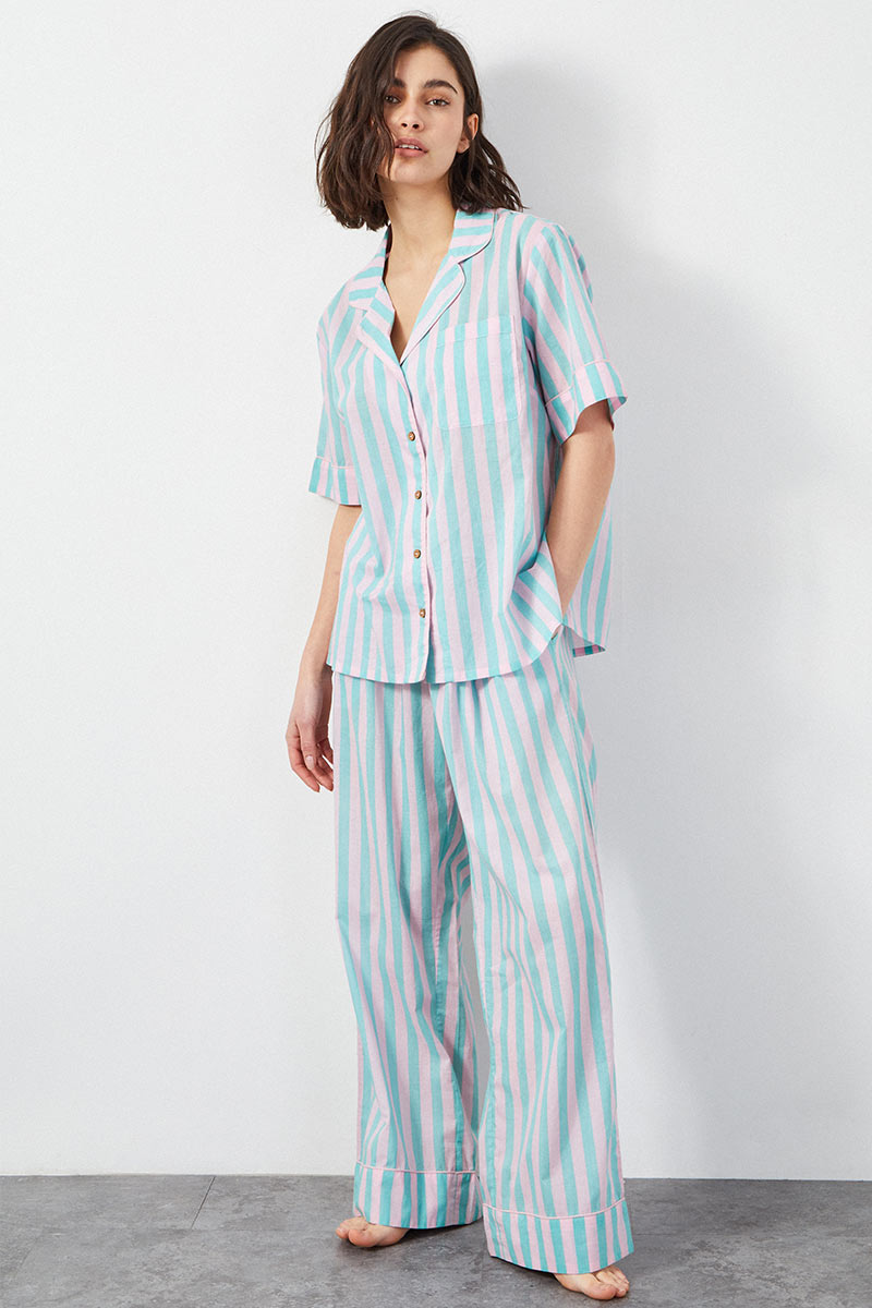Clio Striped Pyjama Set