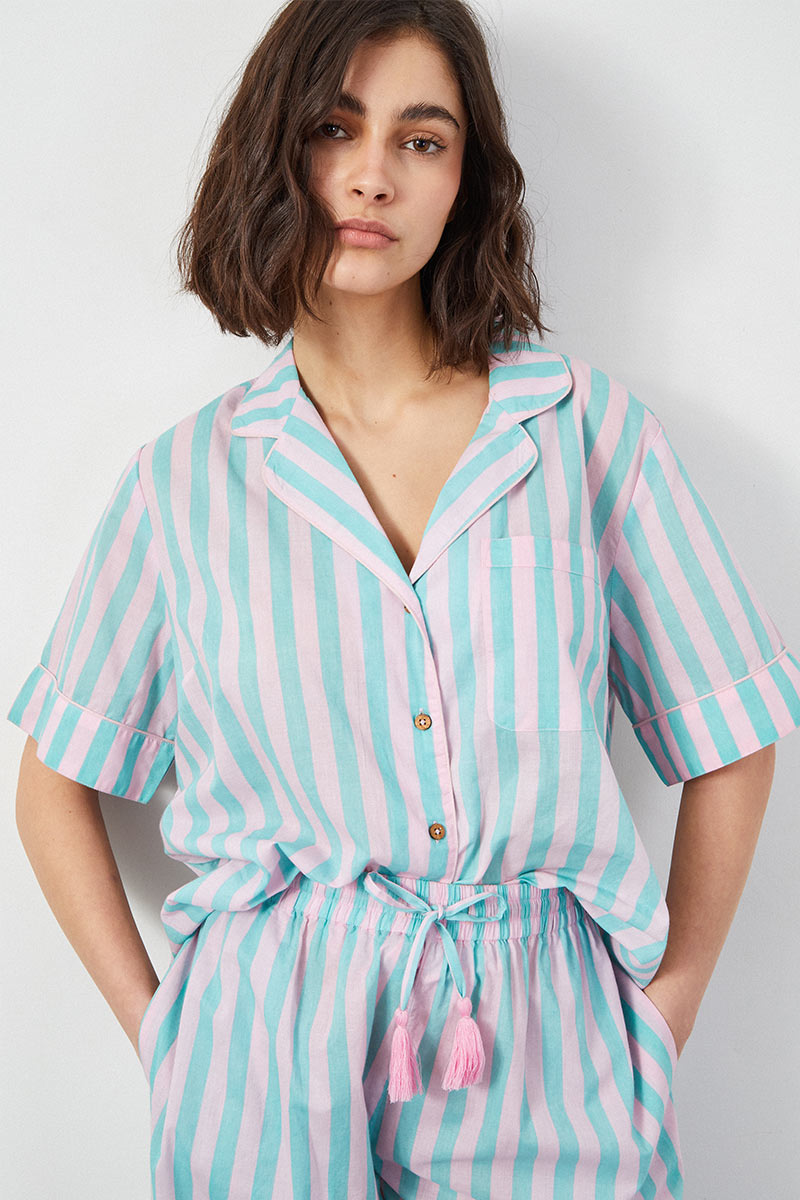 Clio Striped Pyjama Set