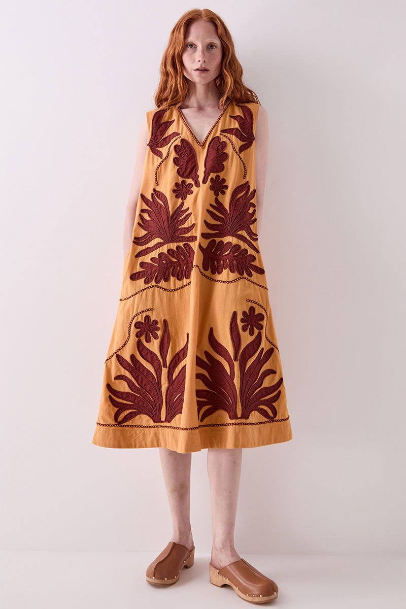 Mella Applique Cotton Dress