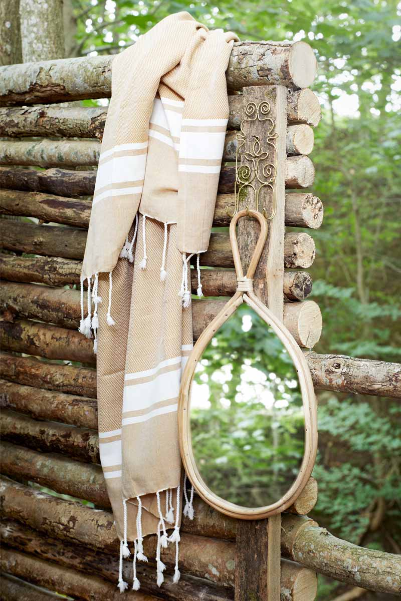 Honey Striped Hammam Towel