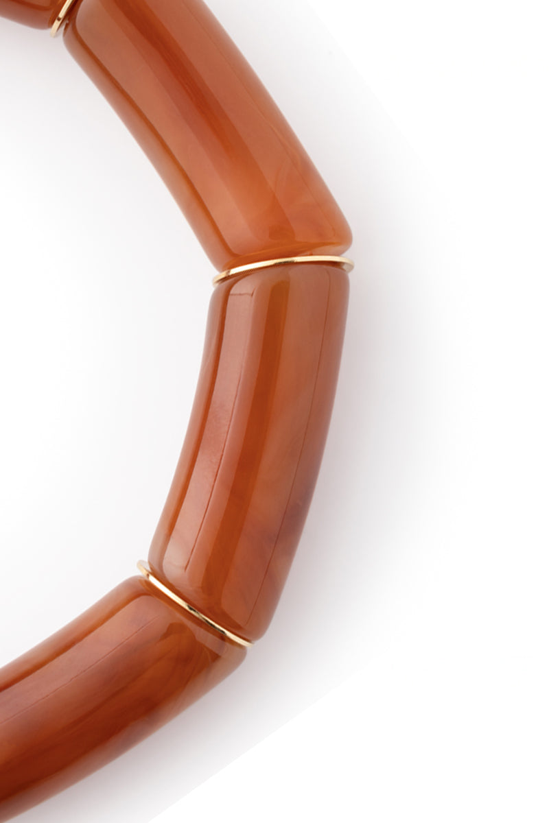 Cognac Marble Bracelet