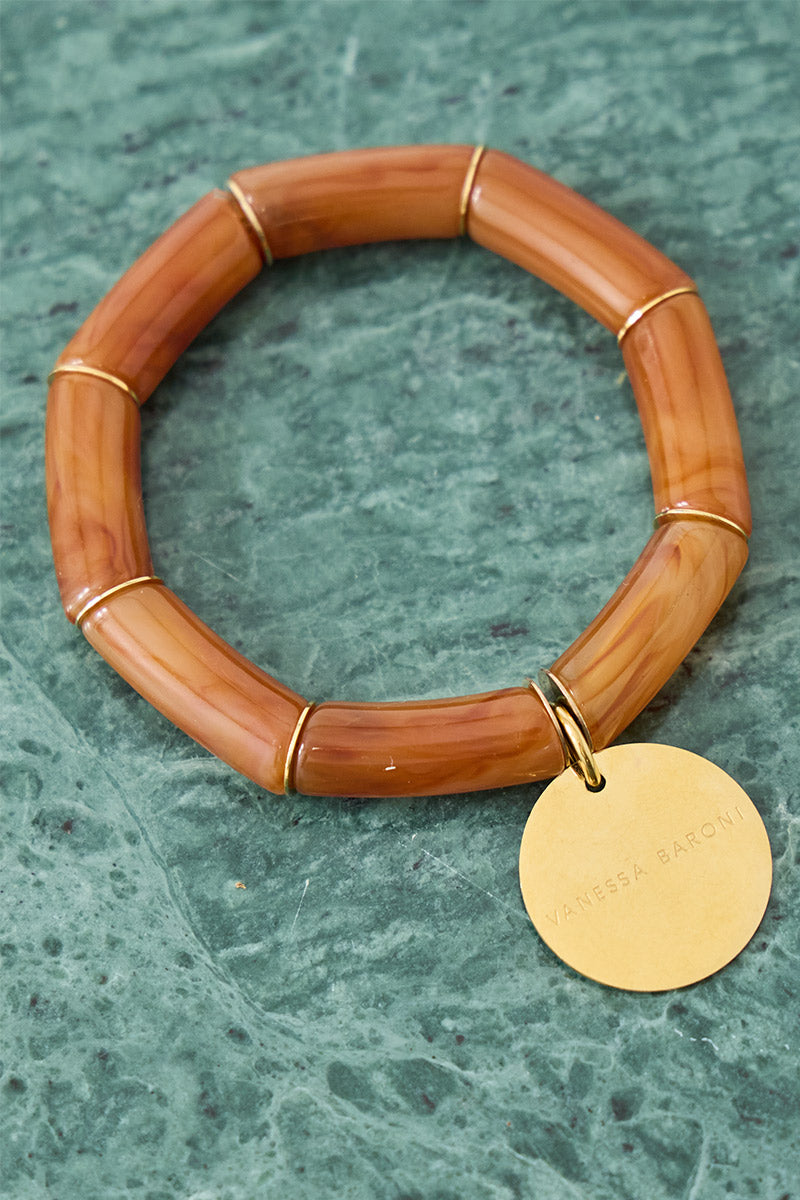 Cognac Marble Bracelet