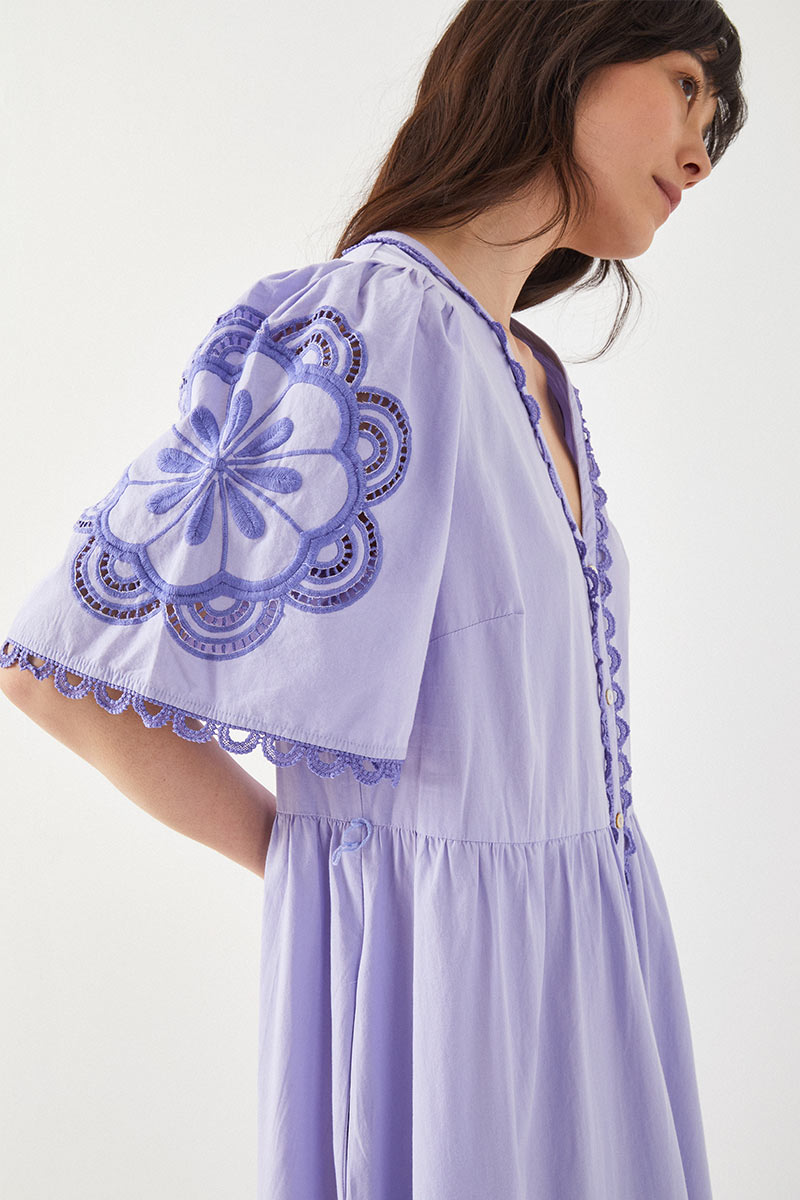 Aliona Broderie Anglaise Dress