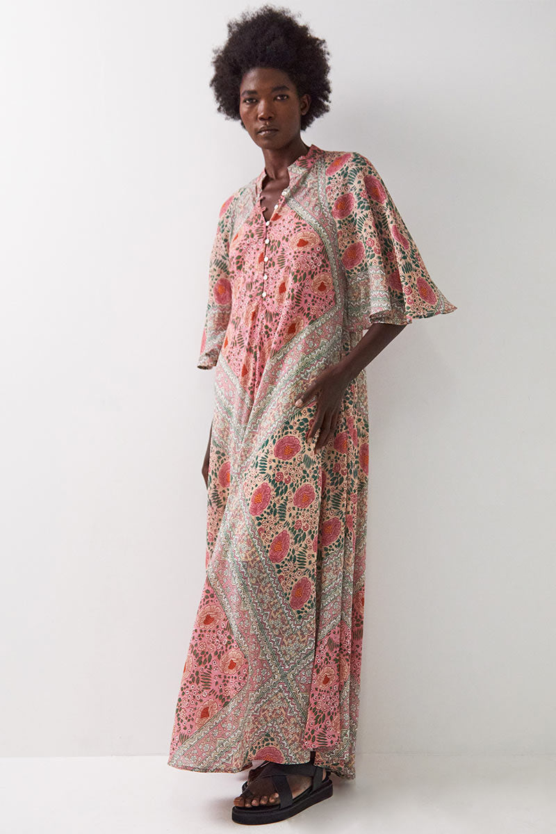 Amelie Scarf Print Dress