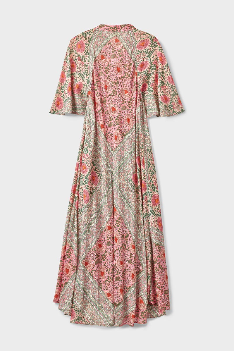 Amelie Scarf Print Dress