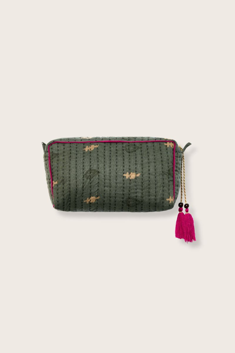 Apate Quilted Makeup Bag
