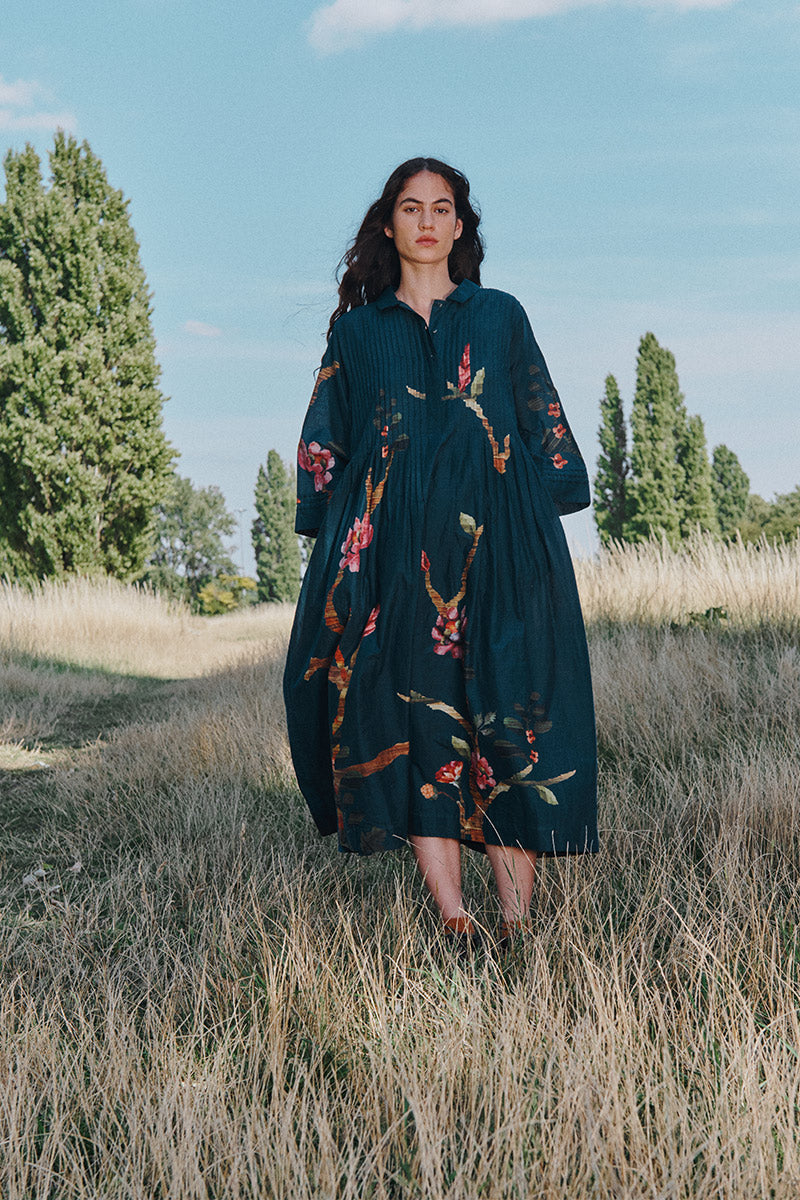 Aphira Printed Cotton Dress