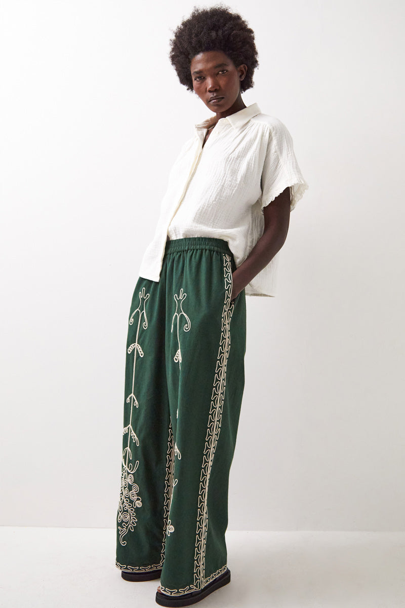 Arnella Embroidered Trousers