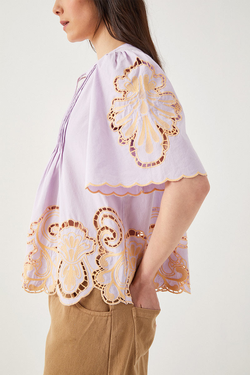 Ayisha Broderie Anglaise Top