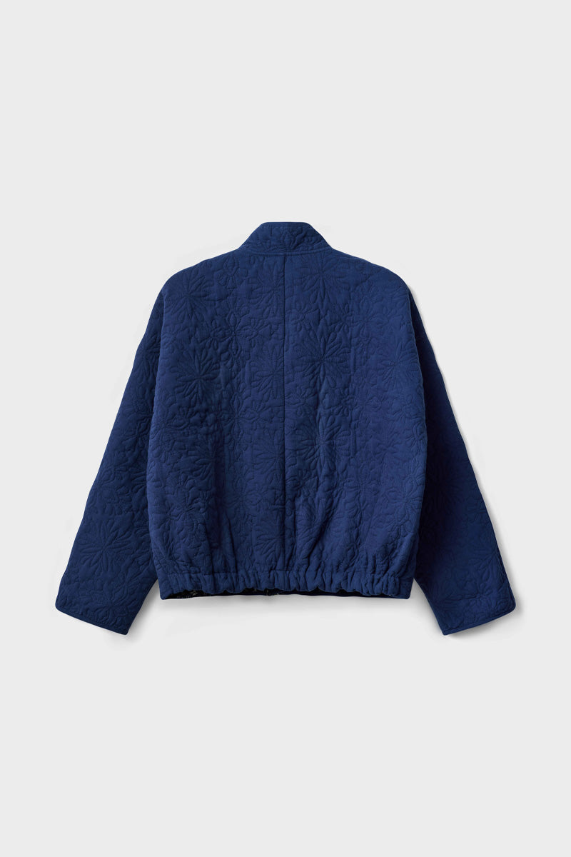 Celine Lightly Quilted Floral Stitch Jacket