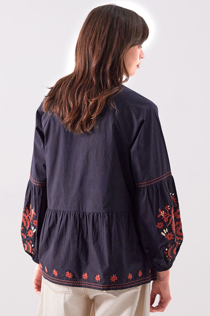 Cerza Embroidered Top