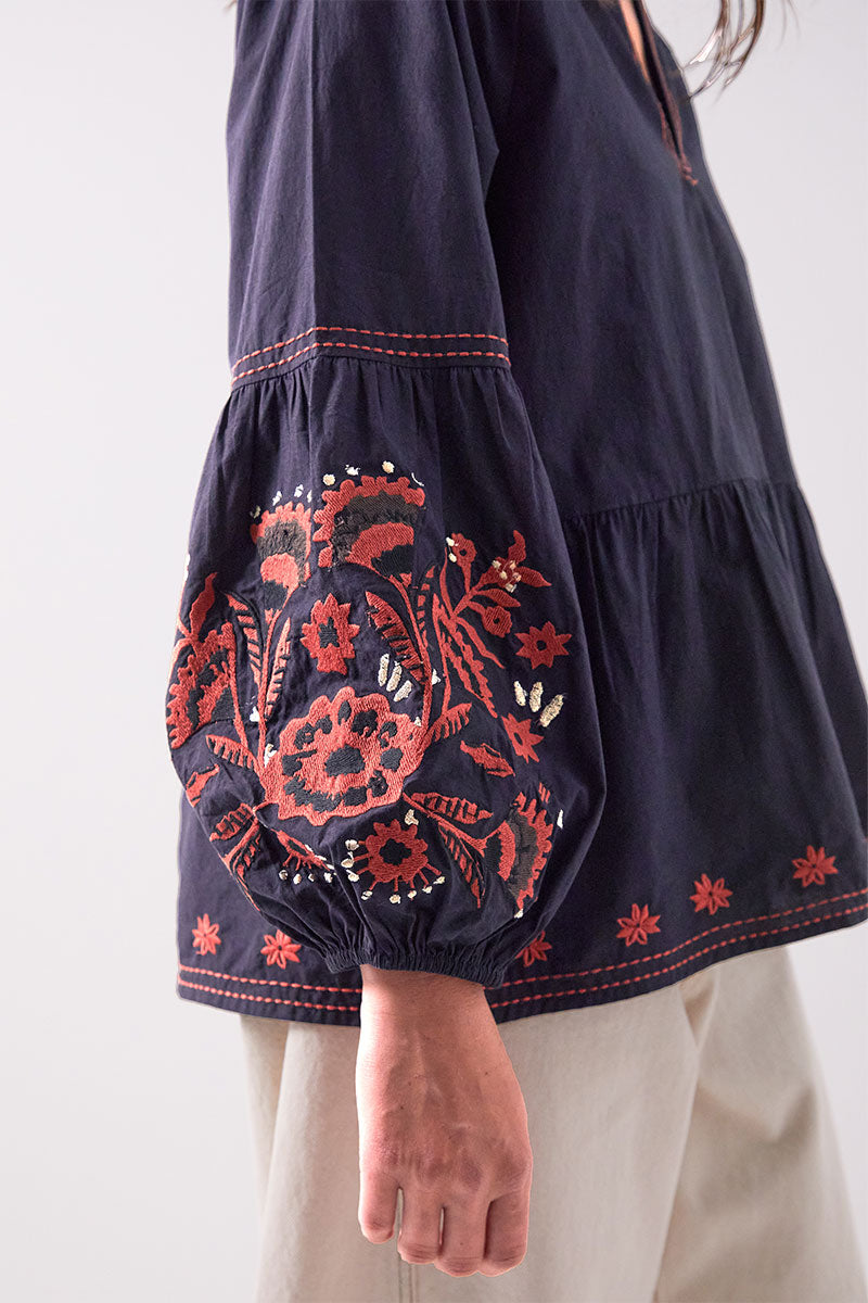 Cerza Embroidered Top